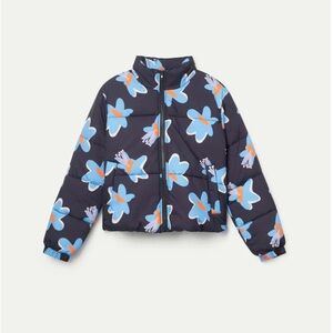Compania Fantastica Flower Puffer Jacket